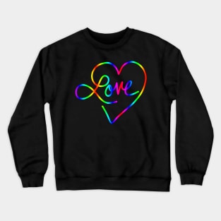 Love - Rainbow Crewneck Sweatshirt